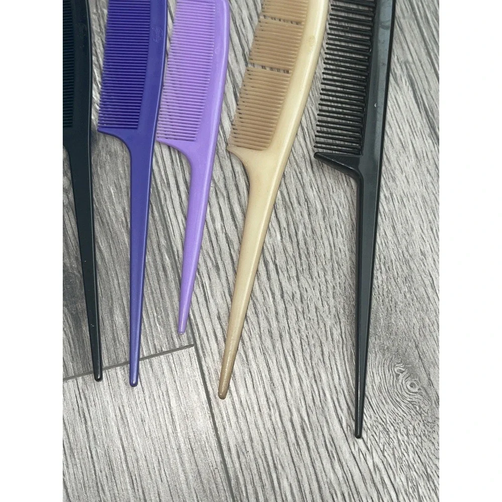 Vintage Rat Tail Combs Bundle Of 11 Combs Metal & Plastic -‎ Please Read